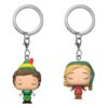 Elf Pop! Vinile Portachiavi 2-pack Buddy & Jovie 4 Cm Funko