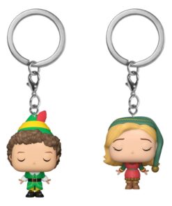 Elf Pop! Vinile Portachiavi 2-pack Buddy & Jovie 4 Cm Funko