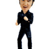 ELVIS BLACK LEATHER HK HEADKNOCKER ROYAL BOBBLES