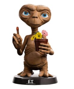 E.t. L'Extraterrestre MiniCo Statua E.t. con Vaso di Fiori 15 Cm Iron Studios