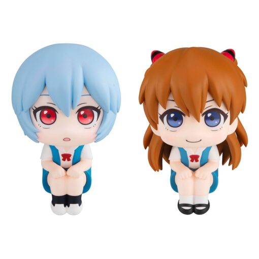 Evangelion: 3.0+1.0 Thrice Upon A Time Look Up Pvc Statua Rei Ayanami & Shikinami Asuka Langley 11 Cm (with Regalo) Megahouse