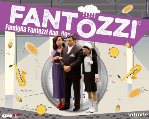 Fantozzi Cinemini Statua Famiglia Ragioniere Ugo Fantozzi 10 Cm Infinite Statue