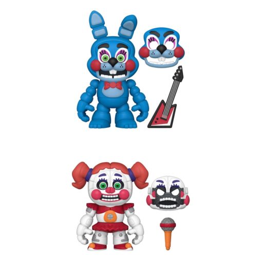 Five Nights At Freddy's Snap Action Figures Toy Bonnie & Baby 9 Cm Funko