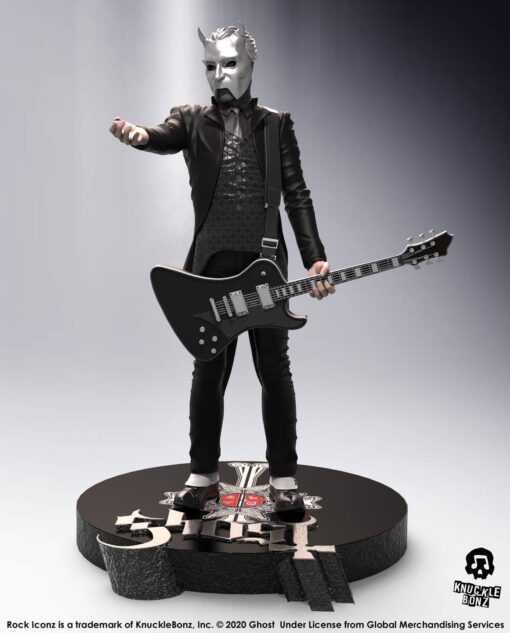 Ghost Rock Iconz Statua Nameless Ghoul (black Guitar) Edizione Limitata 22 Cm Knucklebonz