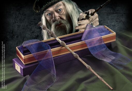 Harry Potter Bacchetta Magica Sambuco Ollivander Albus Silente Noble Collection