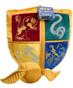 Harry Potter Cuscino Con Peluche Figura Quidditch Crest & Boccino D'oro Noble Collection