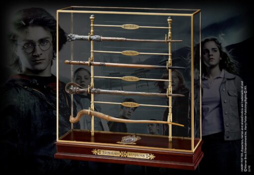 Harry Potter Espositore Bacchette Campioni Torneo Tremaghi 44 Cm Noble Collection