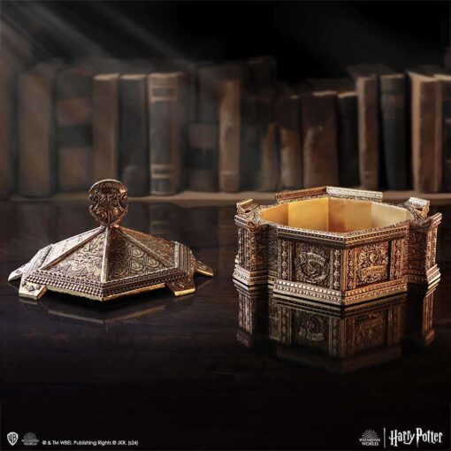 HARRY POTTER HOGWARTS TRINKET BOX IN BRN Accessori Nemesis Now