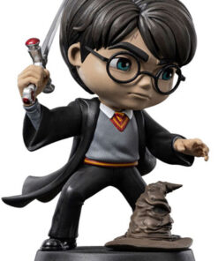 Harry Potter MiniCo Statua Harry con la Spada di Grifondoro 14 Cm Iron Studios