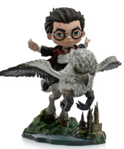 Harry Potter MiniCo Statua Harry Potter e Fierobecco 16 cm Iron Studios