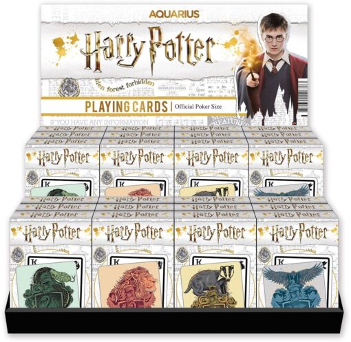 Harry Potter Playing Cards Display Houses  Aquarius