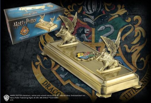 Harry Potter Porta Bacchetta Con Stemma Hogwarts 20 cm Noble Collection