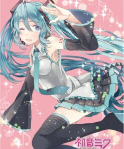 Hatsune Miku Wallscroll Pink Glitter Miku 50 X 70 Cm POPbuddies