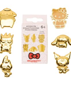 Hello Kitty By Loungefly Enamel Pins 50th Anniversary Gold Blind Box  Loungefly