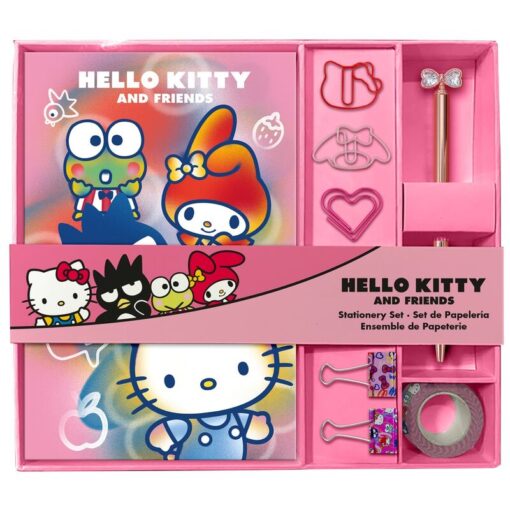 Hello Kitty Stationery Set Agenda + Accessories Bambino Licensing