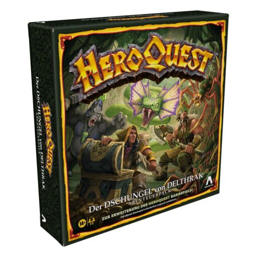 Heroquest Gioco Da Tavolo Expansion Der Dschungel Von Delthrak Quest Pack *german Version* Hasbro