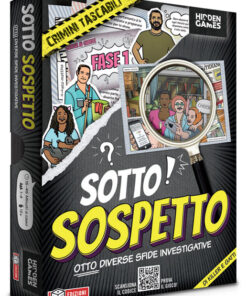 HIDDEN GAMES - SOTTO SOSPETTO OTTO SFIDE INVESTIGATIVE GIOCHI DA TAVOLO - GIOCHI DA TAVOLO/SOCIETA'