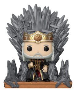 House Of The Dragon Pop! Deluxe Vinile Figura Viserys On Throne Funko