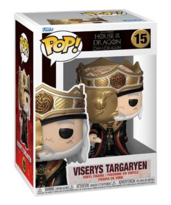 House Of The Dragon Pop! Tv Vinile Figures Masked Viserys 9 Cm  Funko