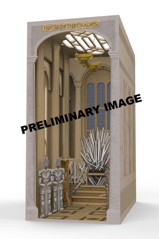 House Of The Dragon Tiny Adventures Book Nook Mini Diorama Iron Throne 23 Cm Revell