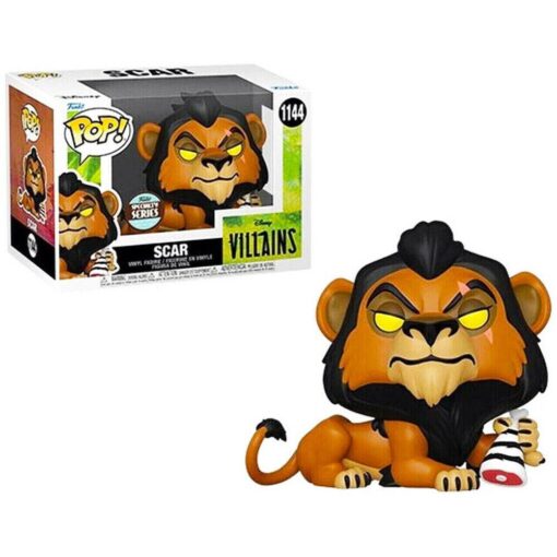 Il Re Leone Funko Pop Disney Vinile Figura Scar con Carne 9 cm