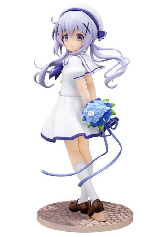 Is The Order A Rabbit Pvc Statua 1/7 Chino (summer Uniforme) 21 Cm Plum