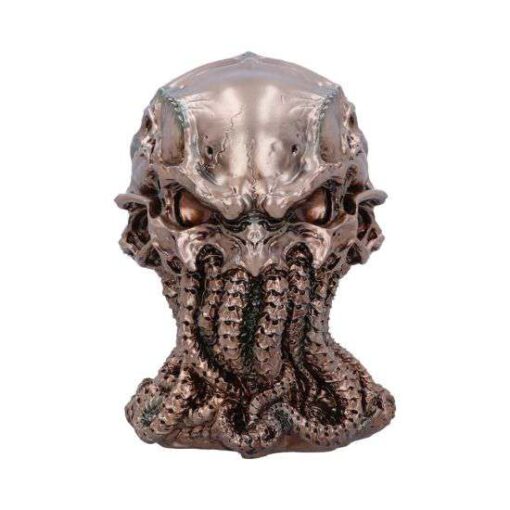 JAMES RYMAN BRONZE CTHULHU SKULL FIG Figura Nemesis Now