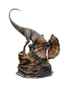 Jurassic World Dominion Art Scale Statua 1/10 Dilophosaurus 13 Cm Iron Studios