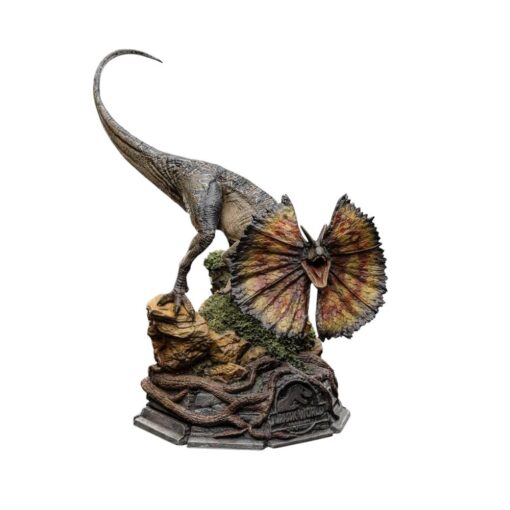 Jurassic World Dominion Art Scale Statua 1/10 Dilophosaurus 13 Cm Iron Studios