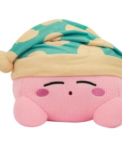 Kirby Nuiguru-knit Peluche Figura Kirby Sleeping Mega 25 Cm Tomy