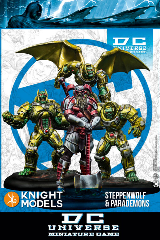 KNIGHT MODELS DCUMG STEPPENWOLF & PARADEMONS WARGAME