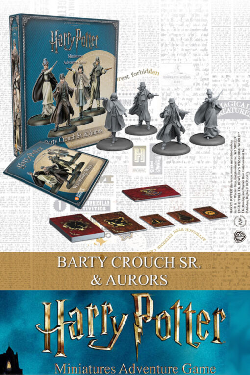 KNIGHT MODELS HARRY POTTER BARTY CROUCH SR & AURORS WARGAME