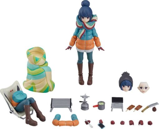 Laid-back Camp Figma Action Figura Rin Shima Dx Edition 13 Cm Max Factory