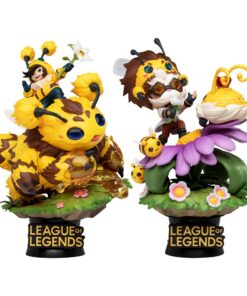 League Of Legends PVC Diorama Nunu & Beelump & Heimerstinger Prodotto Danneggiato