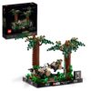 LEGO STAR WARS 75353 DIORAMA INSEGUIMENTO CON LO SPEEDER SU ENDOR