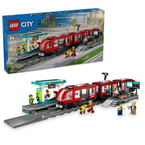 LEGO CITY 60423 - TRAM E FERMATA DEL TRAM