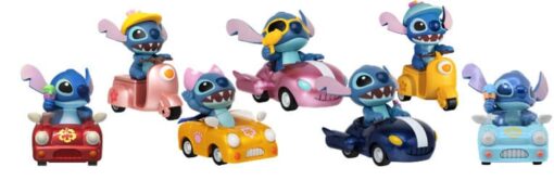 Lilo & Stitch Zoom Hero Pullback Vehicles Con Figures Stitch  Yume Toys