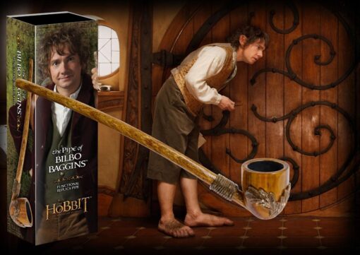 Lo Hobbit La Pipa di Bilbo Beggins Replica 1/1 23 Cm Noble Collection