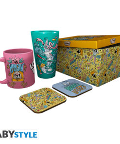 Looney Tunes - Pck Bicchieri Xxl + Tazza + 2 Sottobicchieri "vacay"*