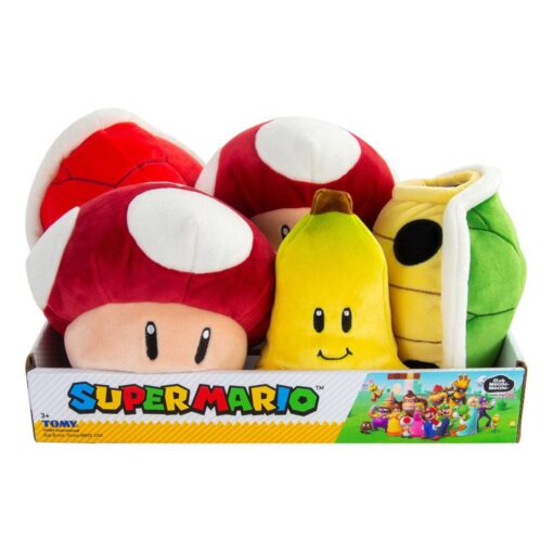 Mario Kart Mocchi-mocchi Peluche Figures Set 1 15 Cm  Tomy