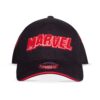 Marvel Cappellino Da Beaseball Logo Red & White Difuzed