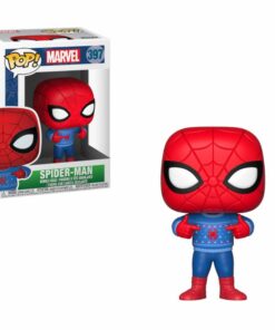 Marvel Comics Pop! Marvel Holiday Vinile Bobble-head Spider-man (ugly Sweater) 9 Cm Funko