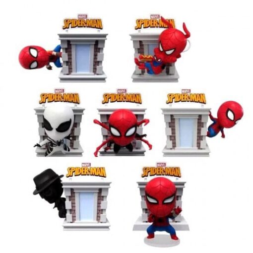 Marvel Hero Box Tower Series Mini Figures Spider-Man 8 Cm  YuMe Toys