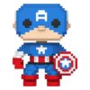 Marvel Pop! 8-bit Vinile Figura Captain America 9 Cm Funko