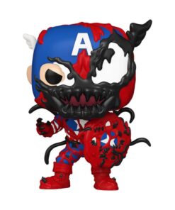 Marvel Pop! Vinile Figura Carnageized - Captain America 9 Cm Funko