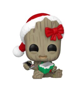 Marvel Pop! Vinile Figura Holiday Groot 9 Cm Funko