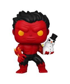 Marvel Pop! Vinile Figura Holiday Red Hulk 9 Cm Funko