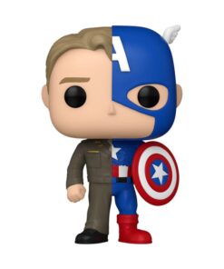 Marvel Pop! Vinile Figura Split- Captain A/steve R 9 Cm Funko