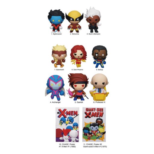 Marvel Pvc Bag Clips X-men Classic Series 2  Con Figure Int.