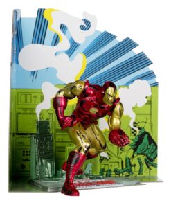 Marvel Pvc Statua 1/10 Iron Man (the Invincible Iron Man -126) 11 Cm Mcfarlane Toys